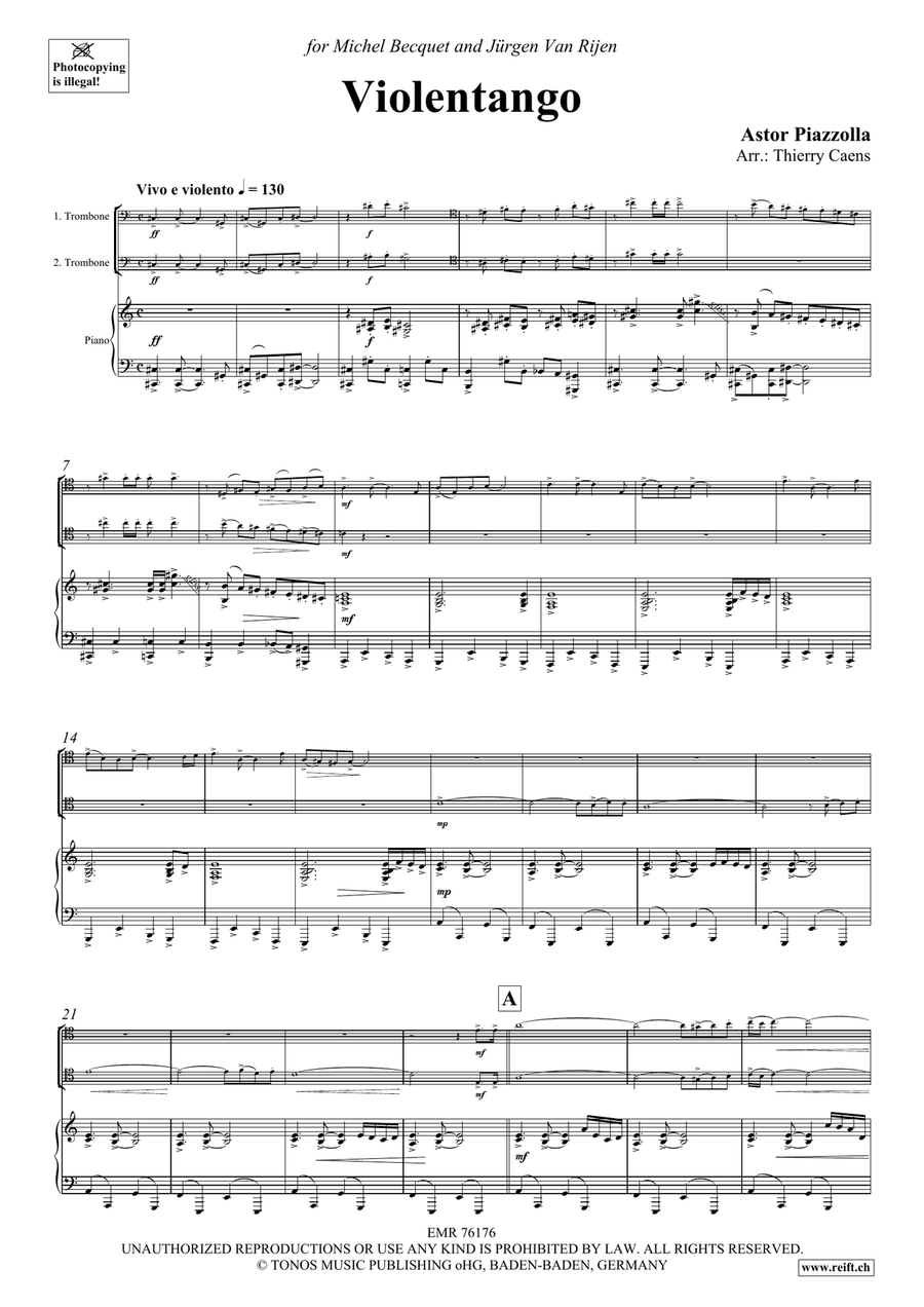 Violentango Violentango Piano Accompaniment scores gallery preview page 3