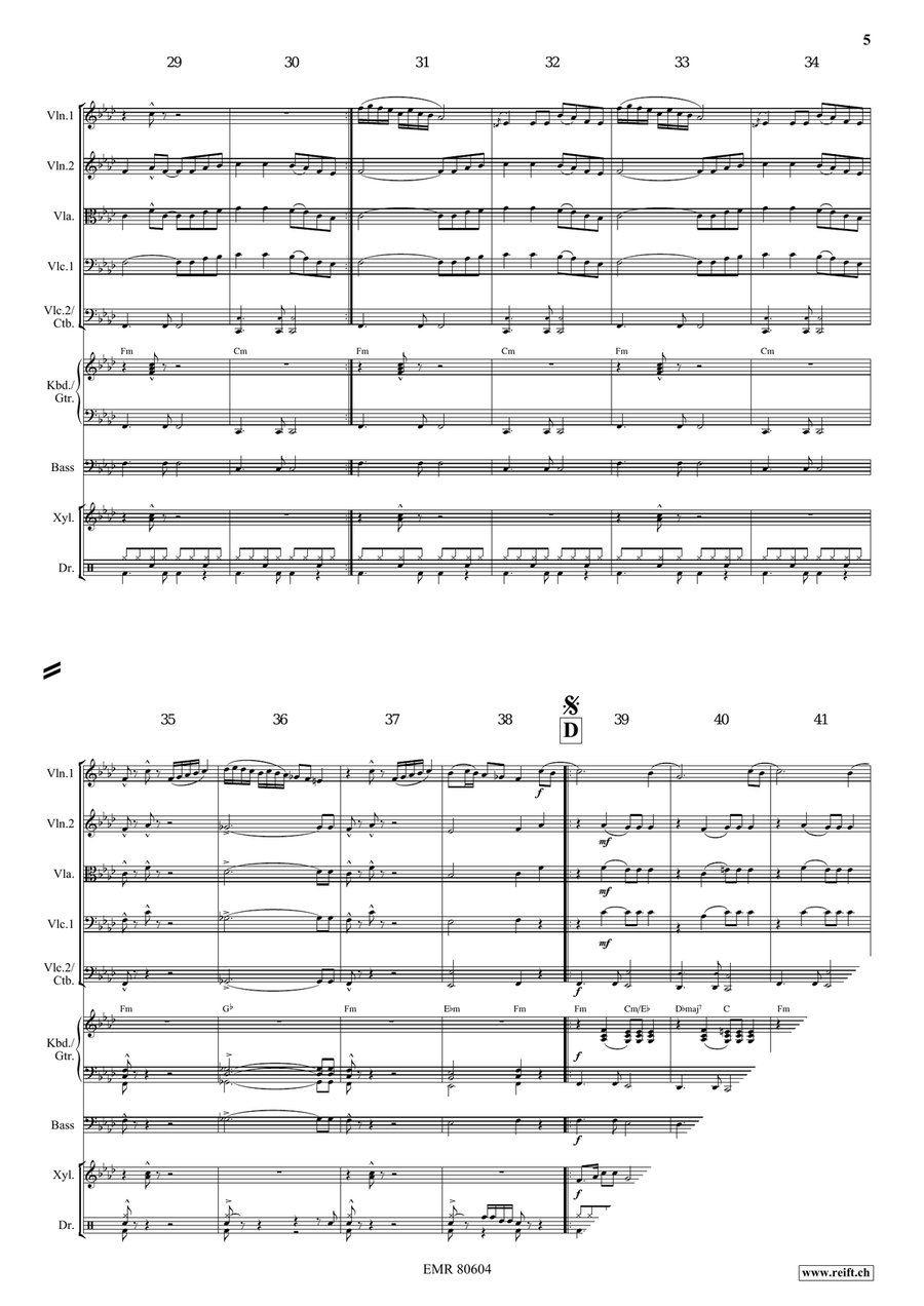 Dream Of Arabian Nights Dream Of Arabian Nights String Orchestra scores gallery preview page 6