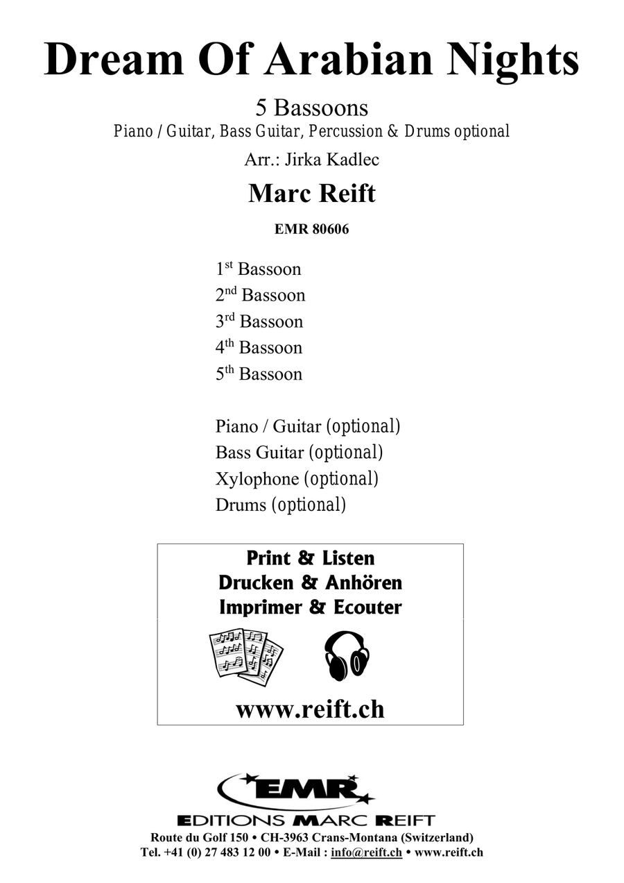 Dream Of Arabian Nights Dream Of Arabian Nights Bassoon scores gallery preview page 2