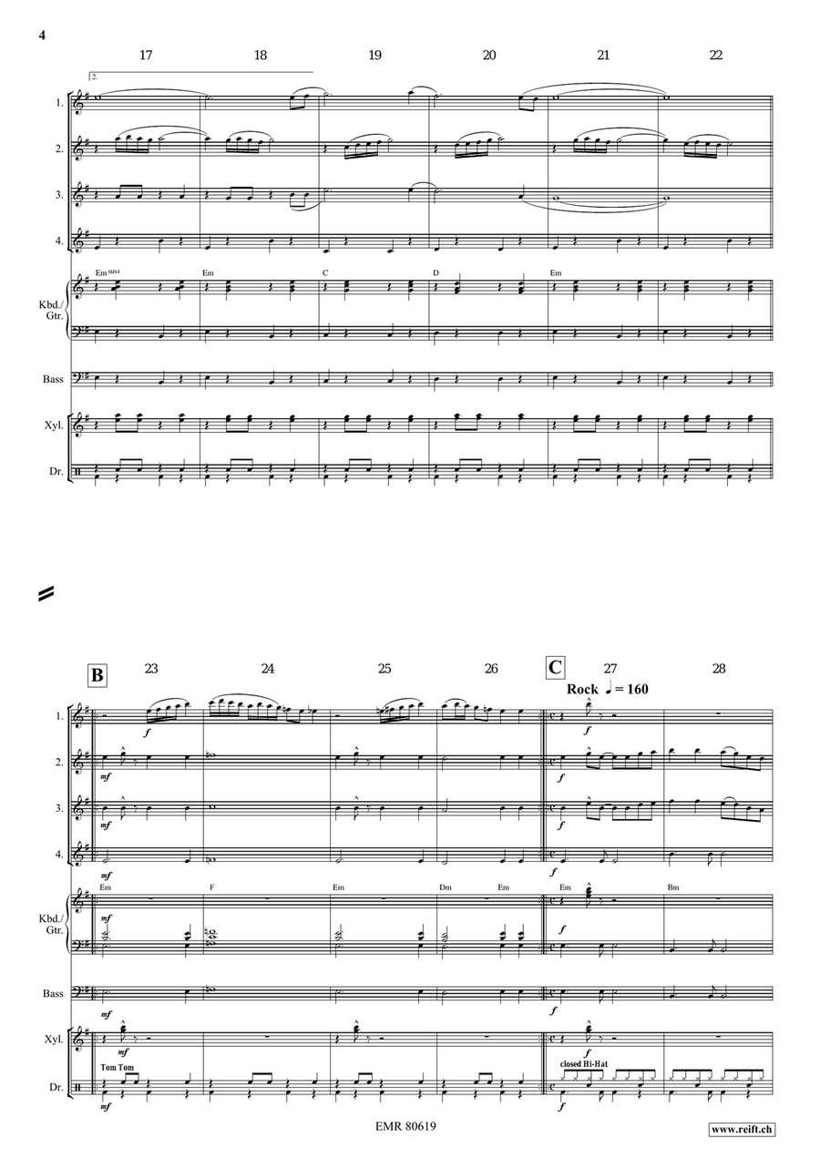 Dream Of Arabian Nights Dream Of Arabian Nights Flute Quartet scores gallery preview page 5