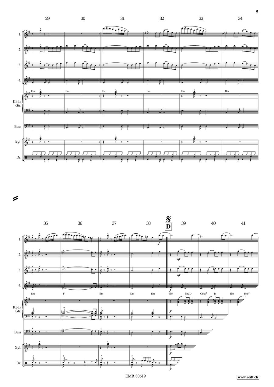 Dream Of Arabian Nights Dream Of Arabian Nights Flute Quartet scores gallery preview page 6