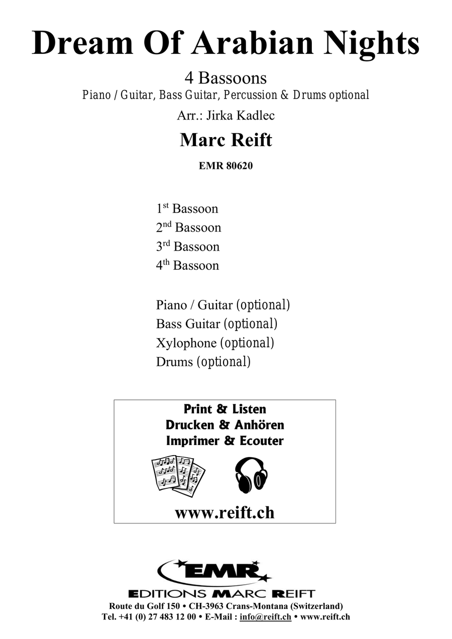 Dream Of Arabian Nights Dream Of Arabian Nights Bassoon Quartet scores gallery preview page 2