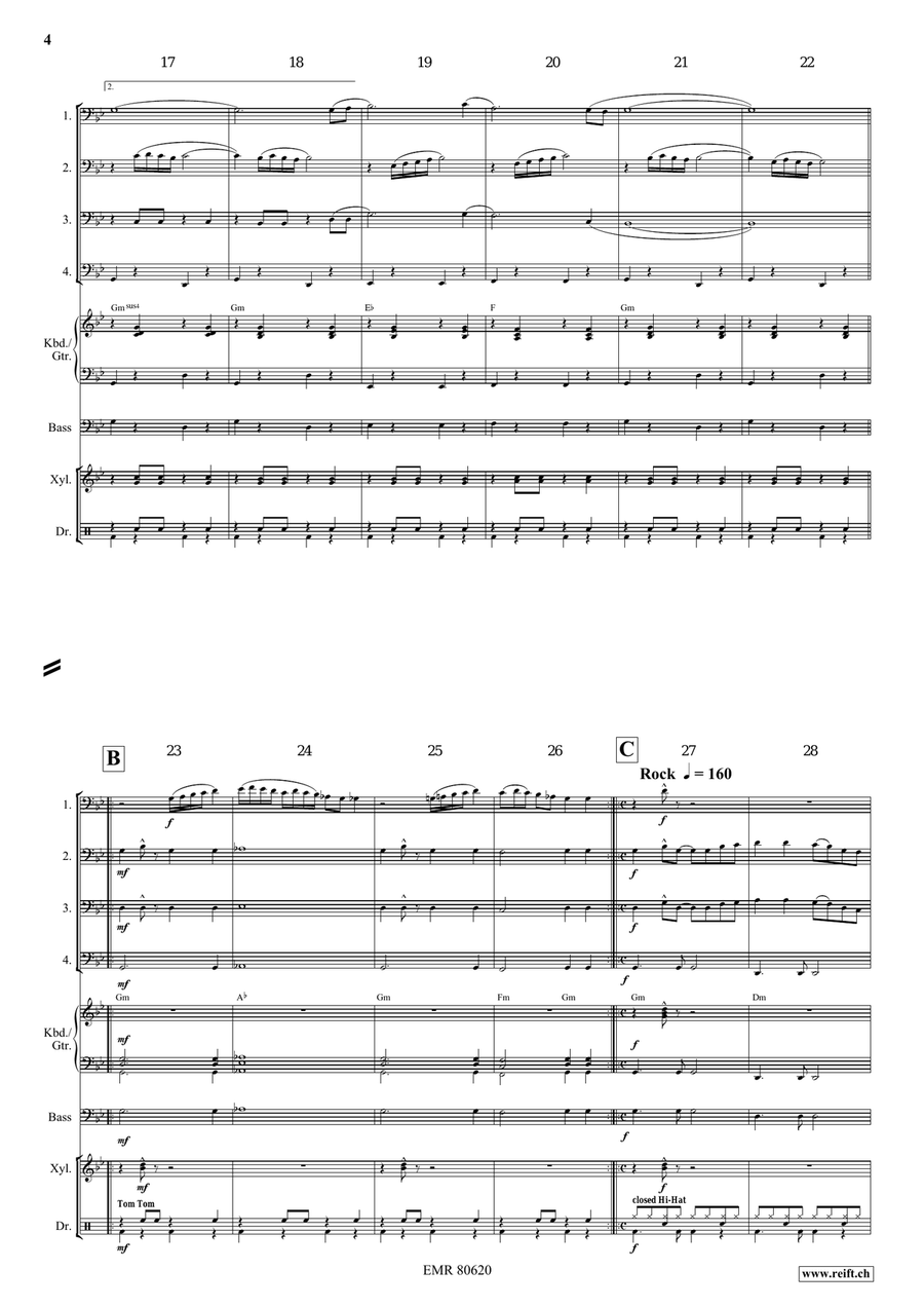 Dream Of Arabian Nights Dream Of Arabian Nights Bassoon Quartet scores gallery preview page 5