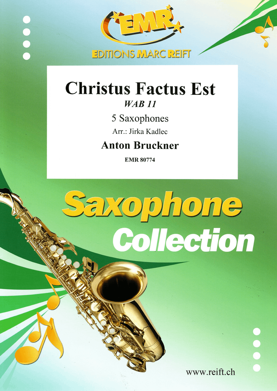 Christus Factus Est Christus Factus Est Saxophone Quintet scores gallery preview page 1