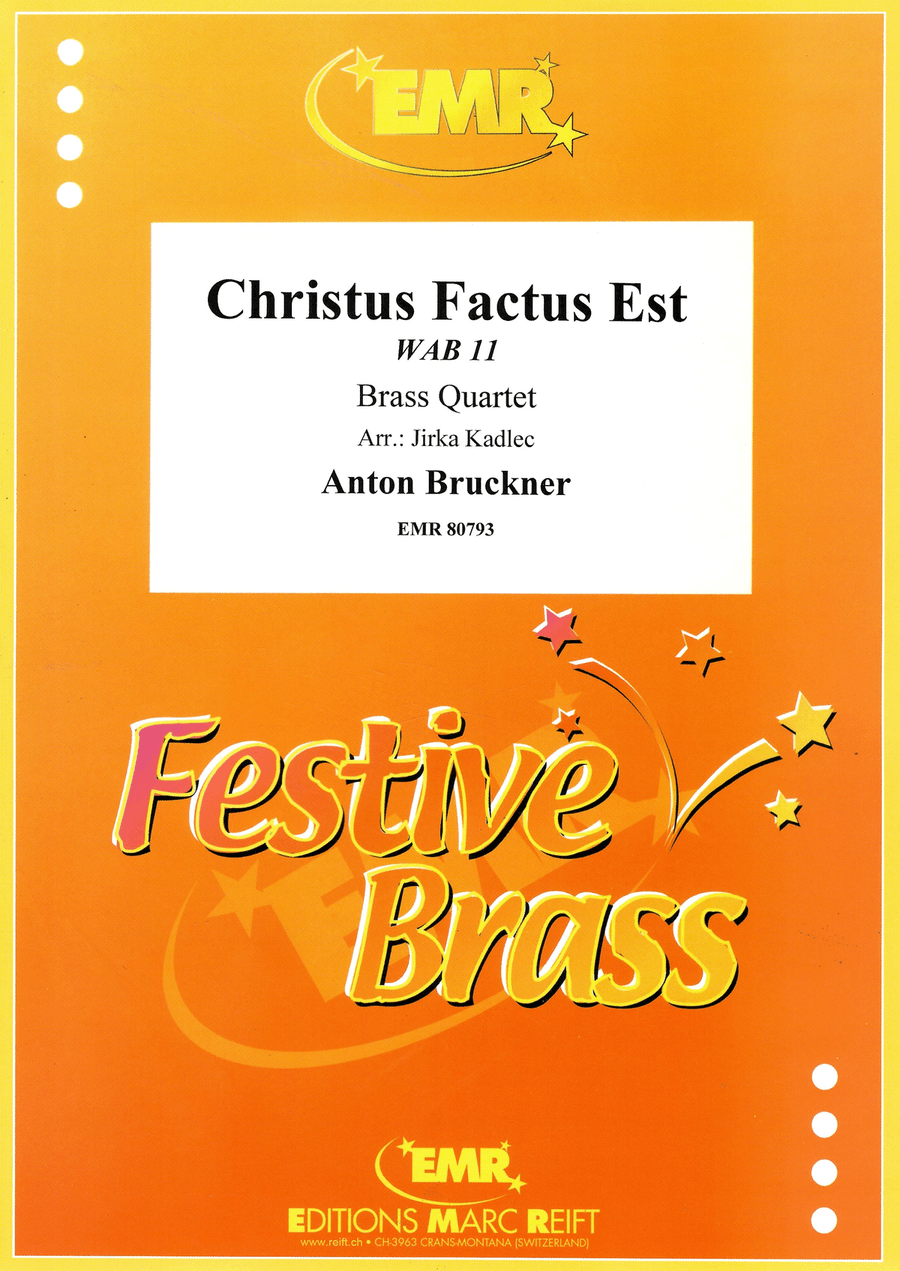 Christus Factus Est Christus Factus Est Brass Quartet scores gallery preview page 1