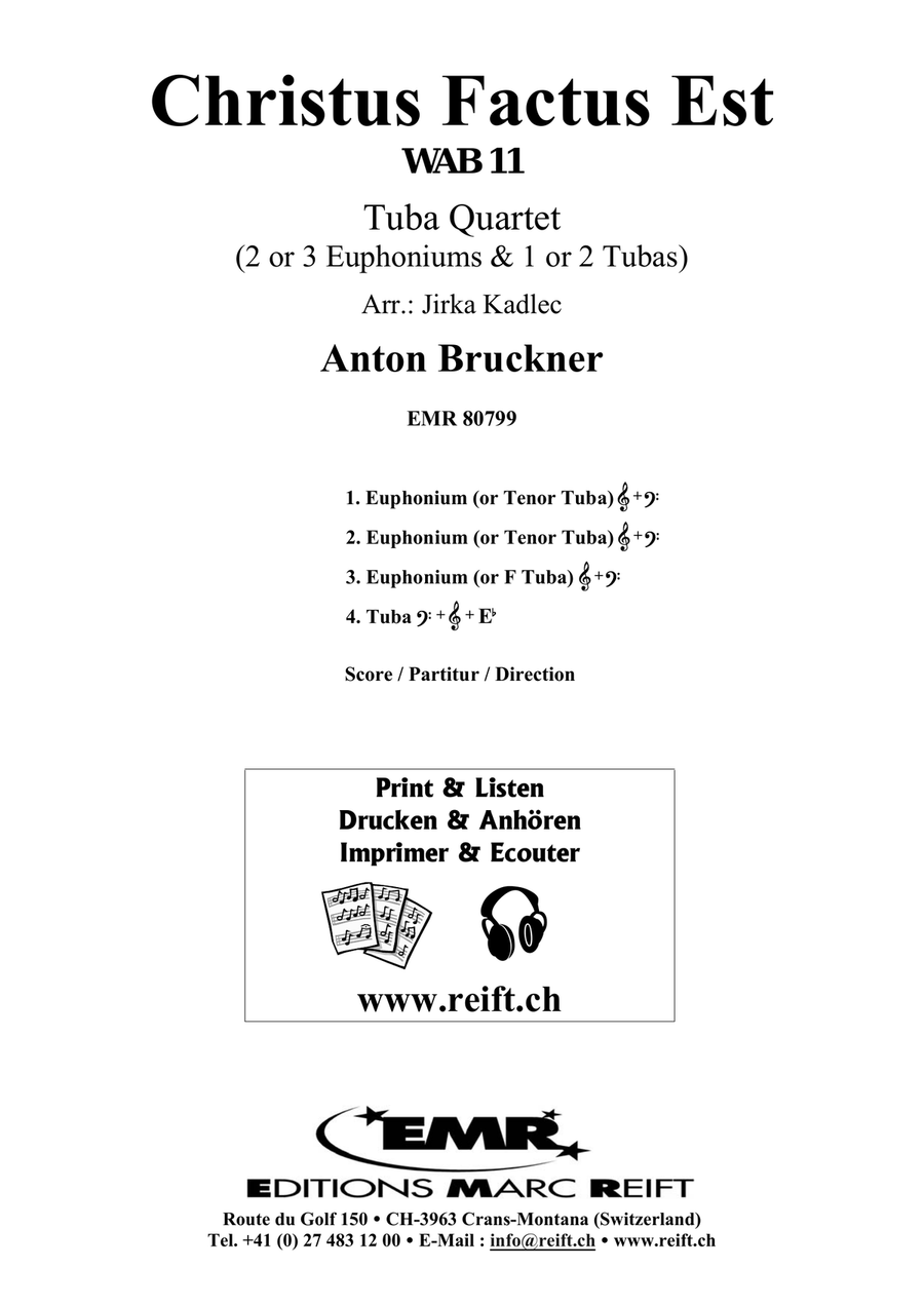 Christus Factus Est Christus Factus Est Tuba Quartet scores gallery preview page 2