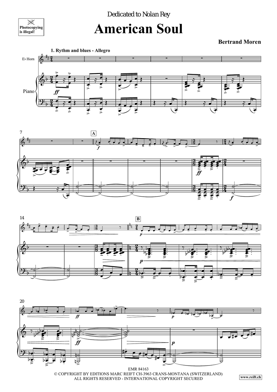American Soul American Soul Horn scores gallery preview page 5