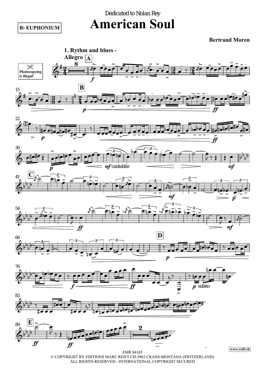 American Soul American Soul Euphonium scores gallery preview page 4