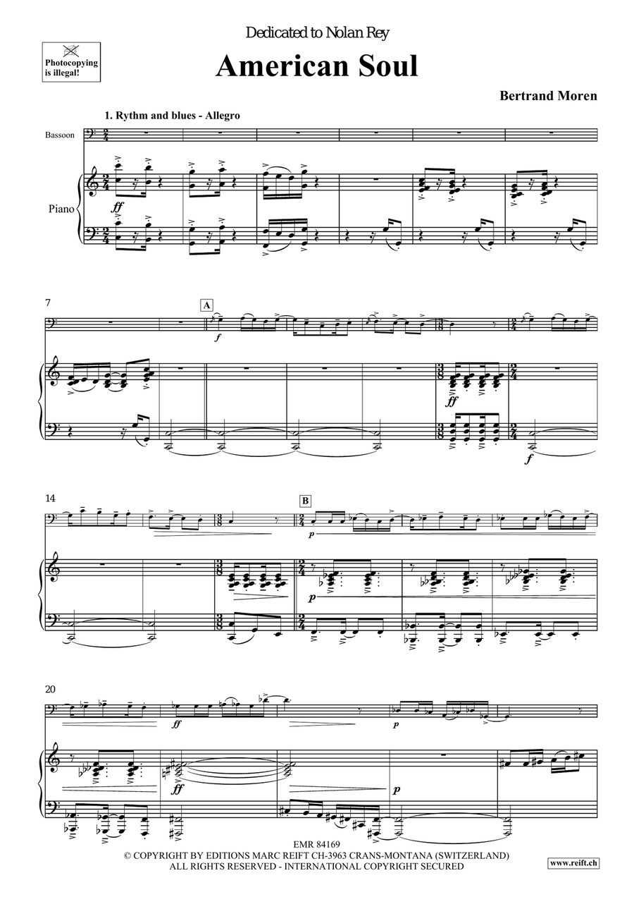 American Soul American Soul Bassoon Solo scores gallery preview page 5