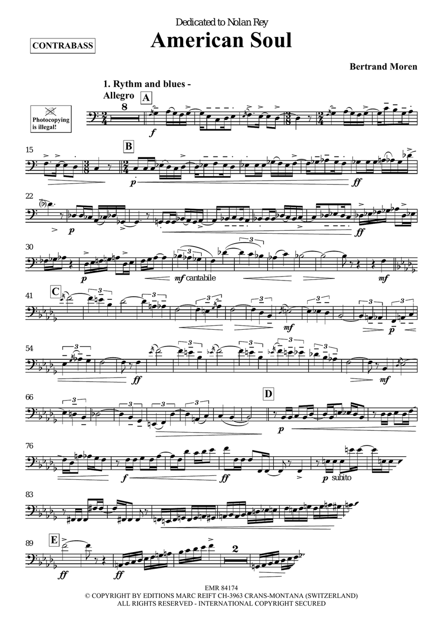 American Soul American Soul Double Bass scores gallery preview page 4
