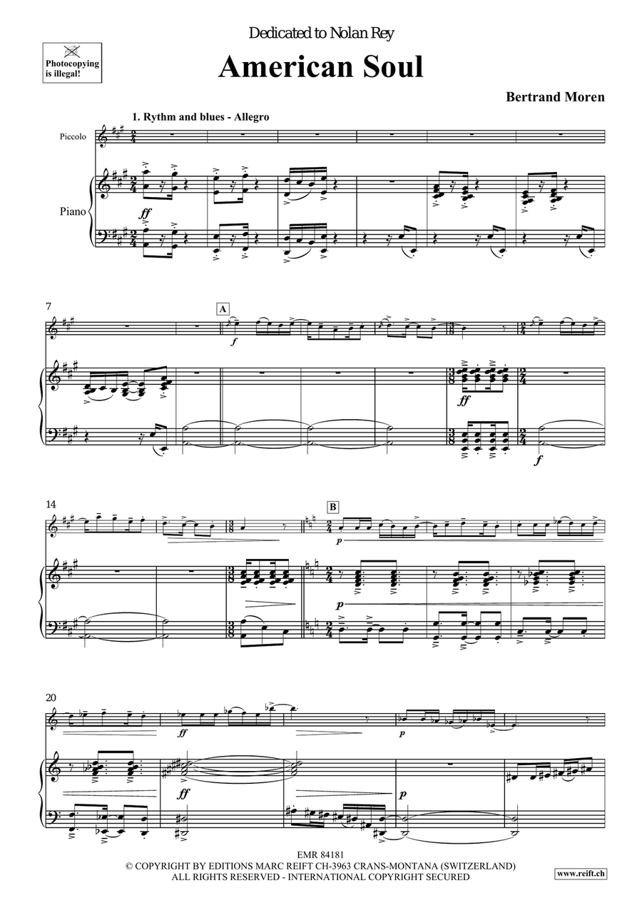 American Soul American Soul Piccolo scores gallery preview page 5