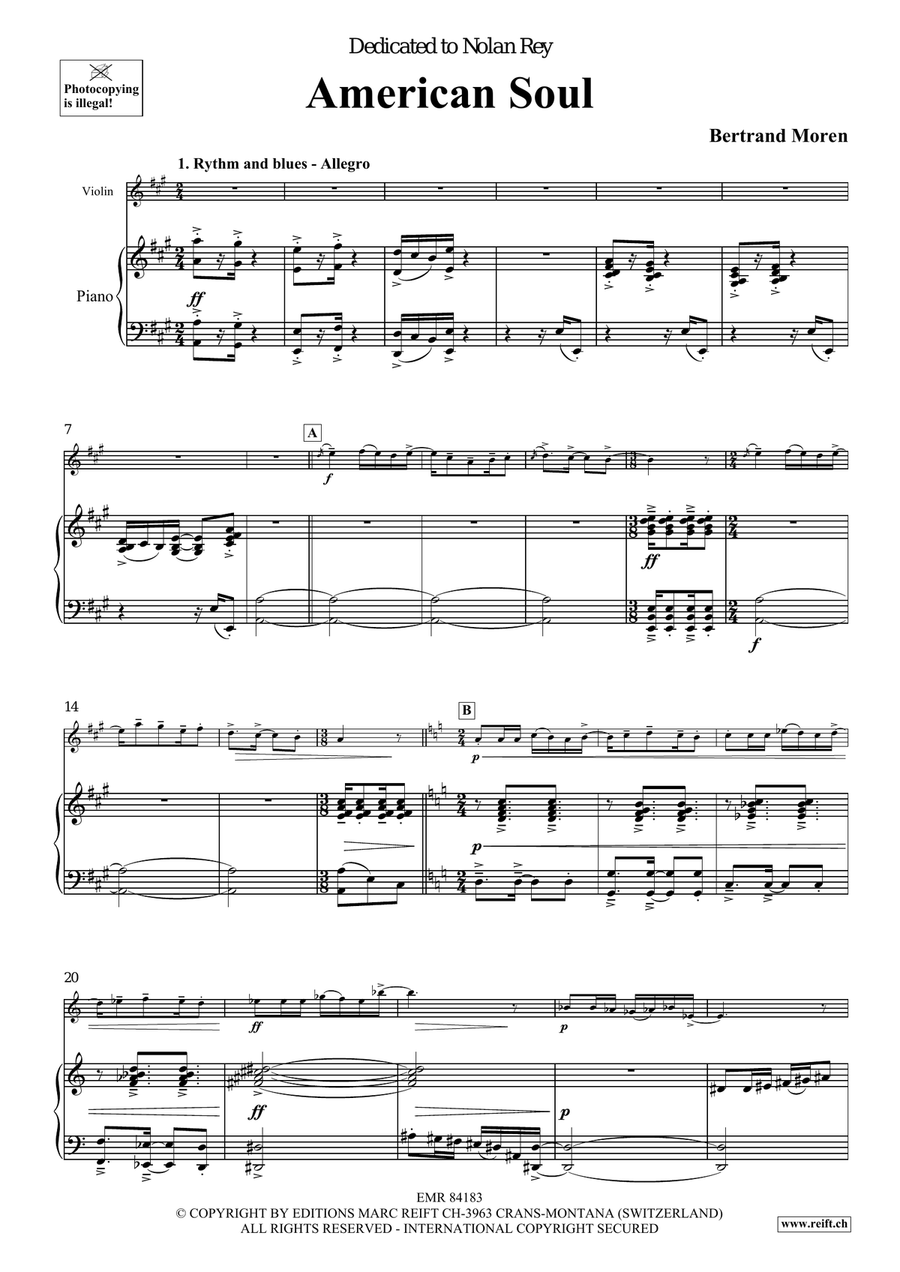 American Soul American Soul Violin Solo scores gallery preview page 5