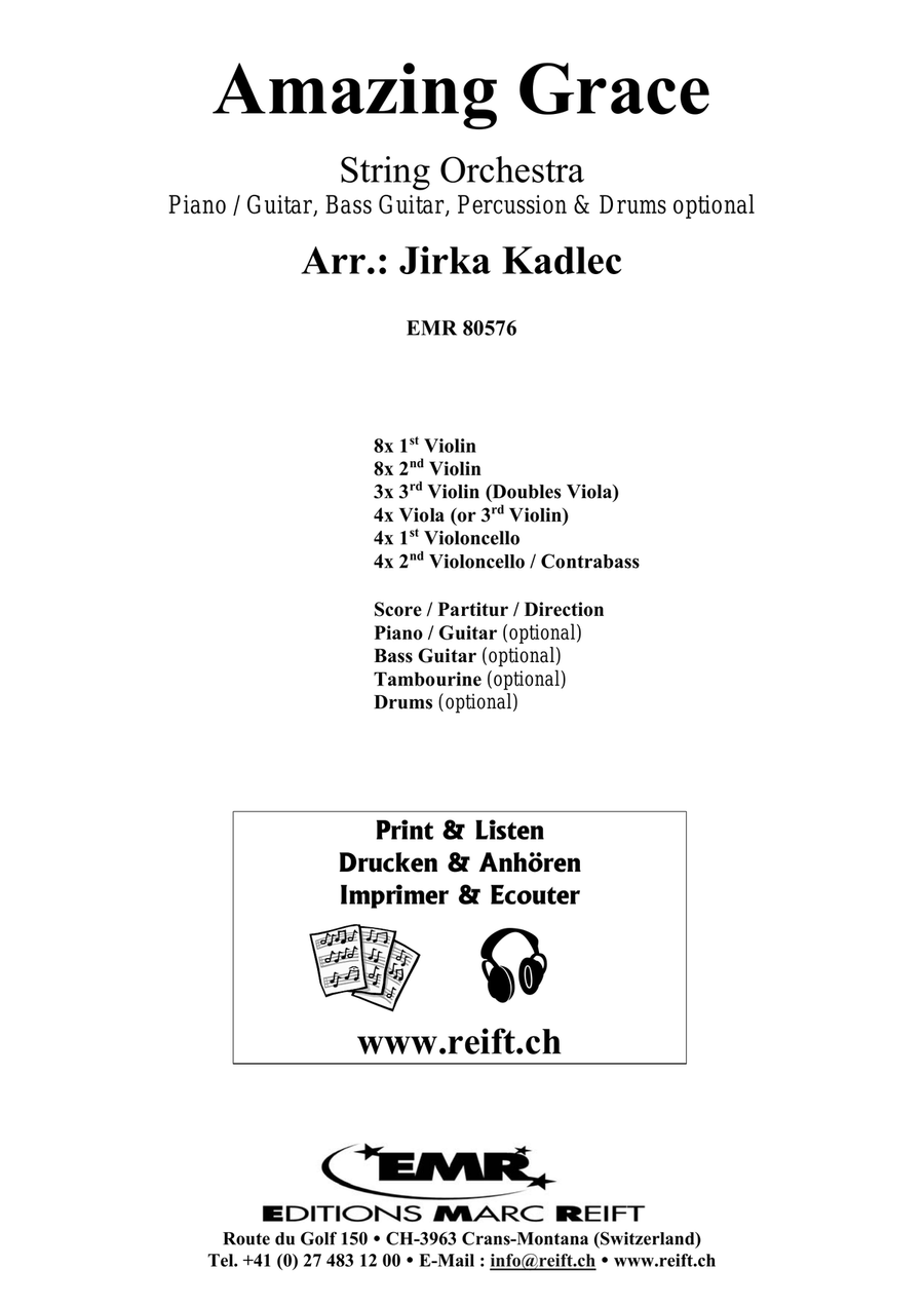 Amazing Grace Amazing Grace String Orchestra scores gallery preview page 2