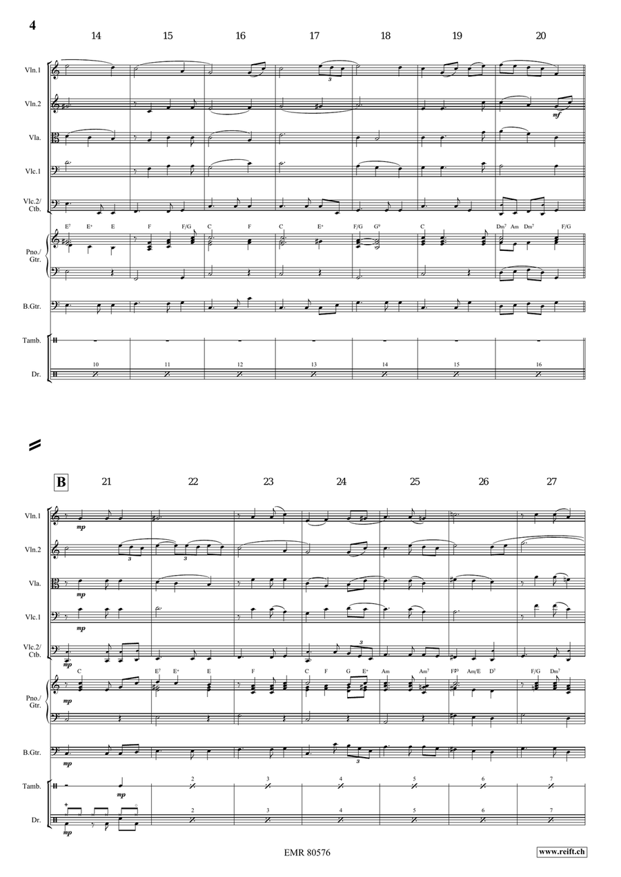 Amazing Grace Amazing Grace String Orchestra scores gallery preview page 4