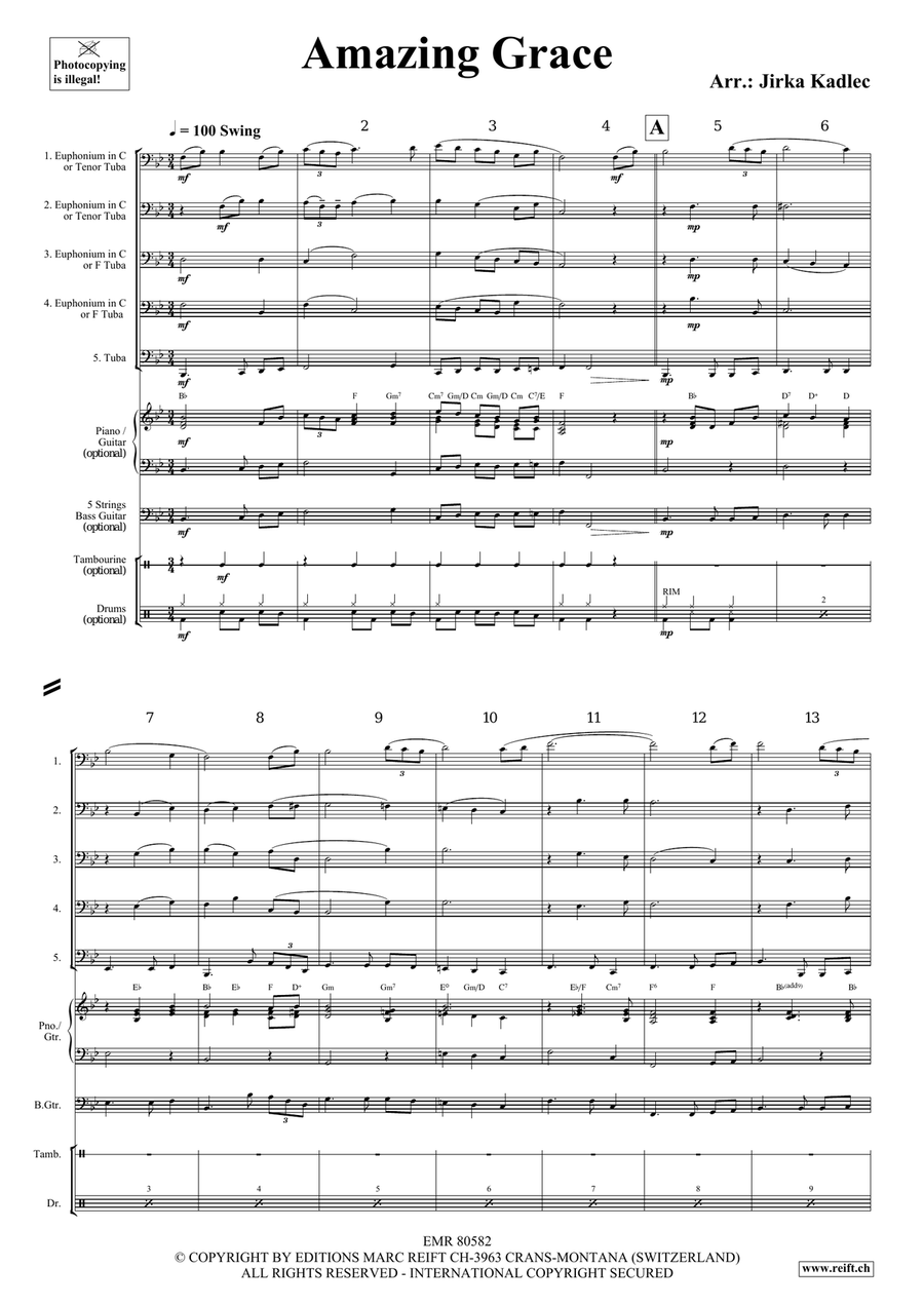 Amazing Grace Amazing Grace Tuba scores gallery preview page 3
