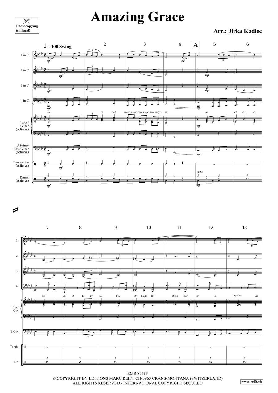 Amazing Grace Amazing Grace Score scores gallery preview page 3