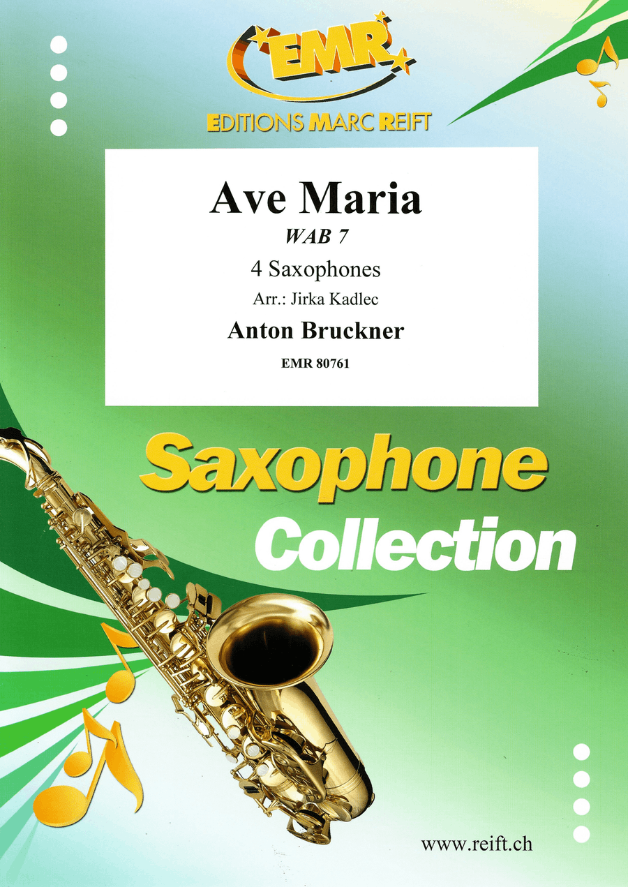 Ave Maria Ave Maria Saxophone Quartet scores gallery preview page 1