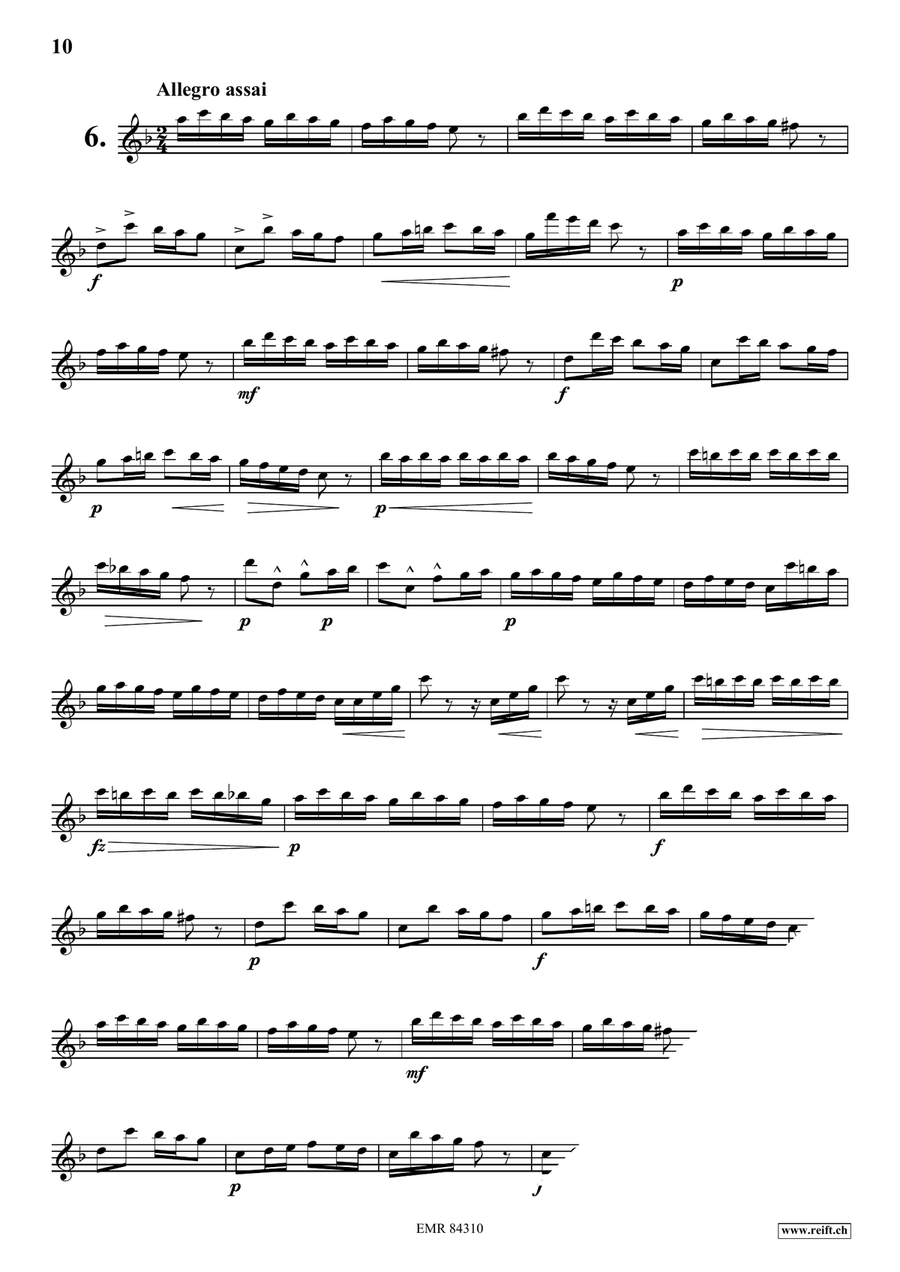 36 Studies 36 Studies Piccolo scores gallery preview page 8