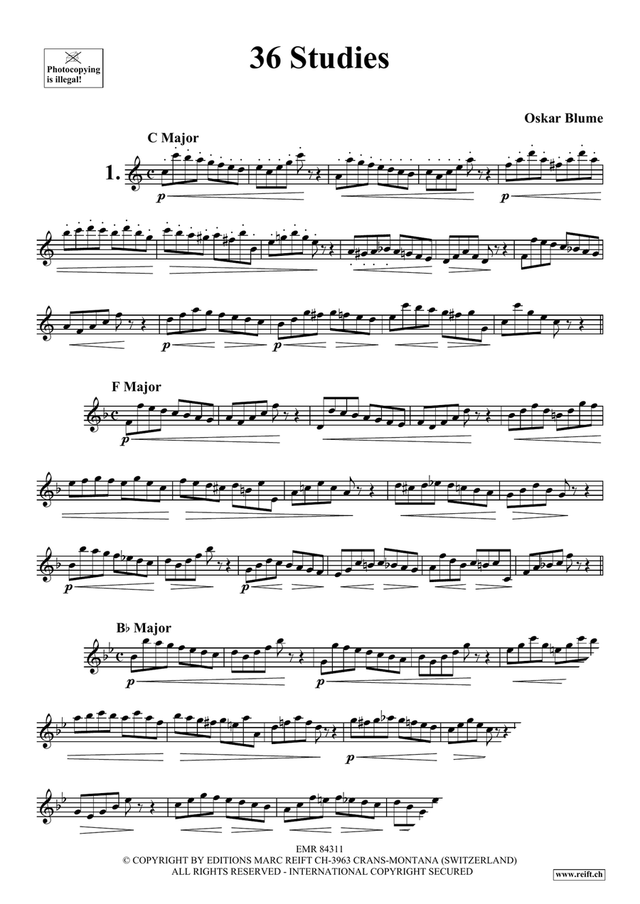 36 Studies 36 Studies Flute Solo scores gallery preview page 3