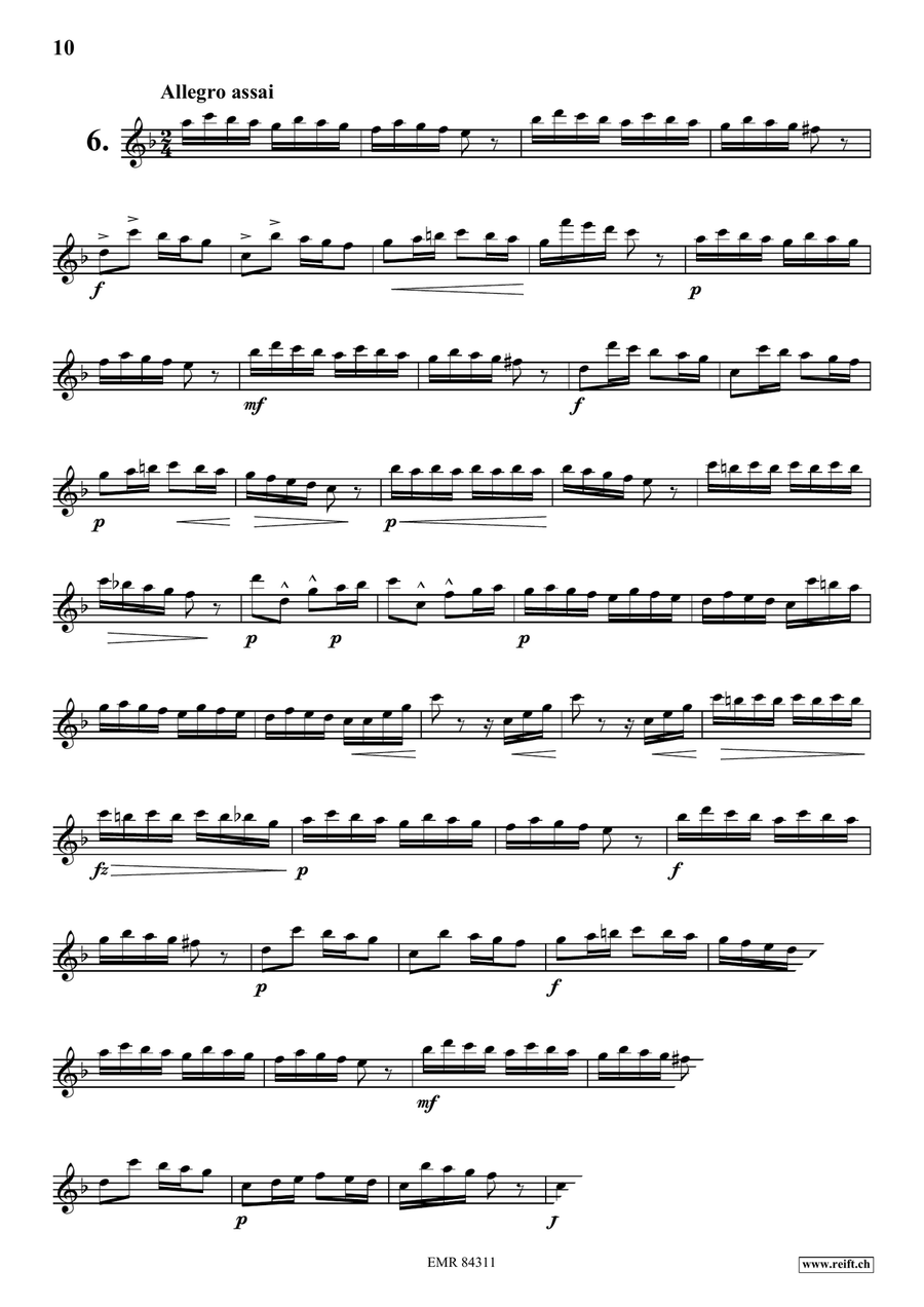 36 Studies 36 Studies Flute Solo scores gallery preview page 8