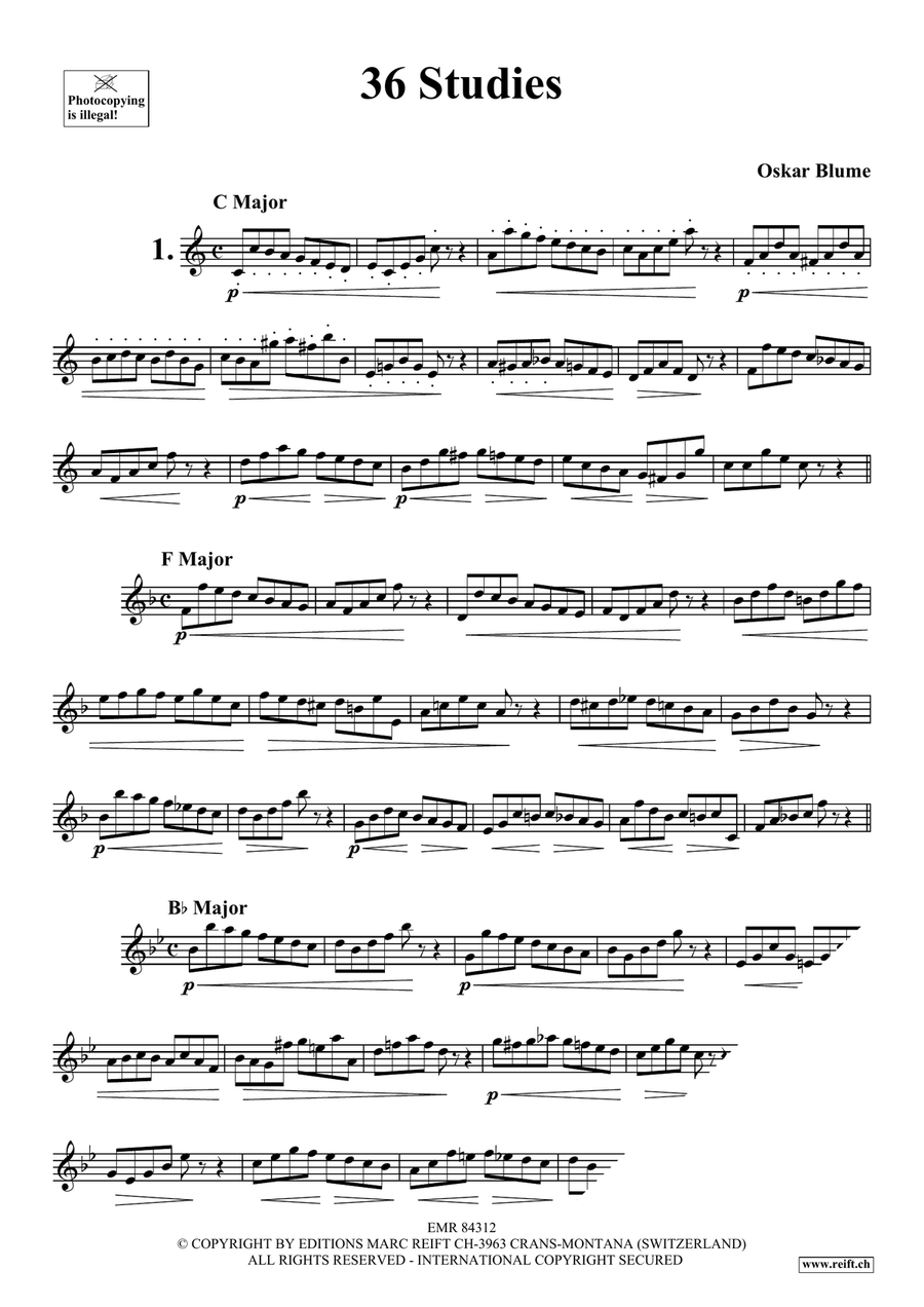 36 Studies 36 Studies Oboe Solo scores gallery preview page 3
