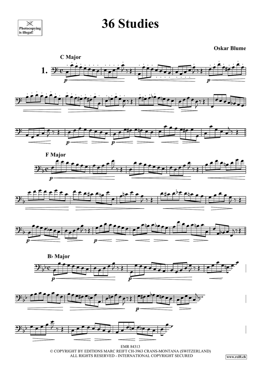 36 Studies 36 Studies Bassoon Solo scores gallery preview page 3