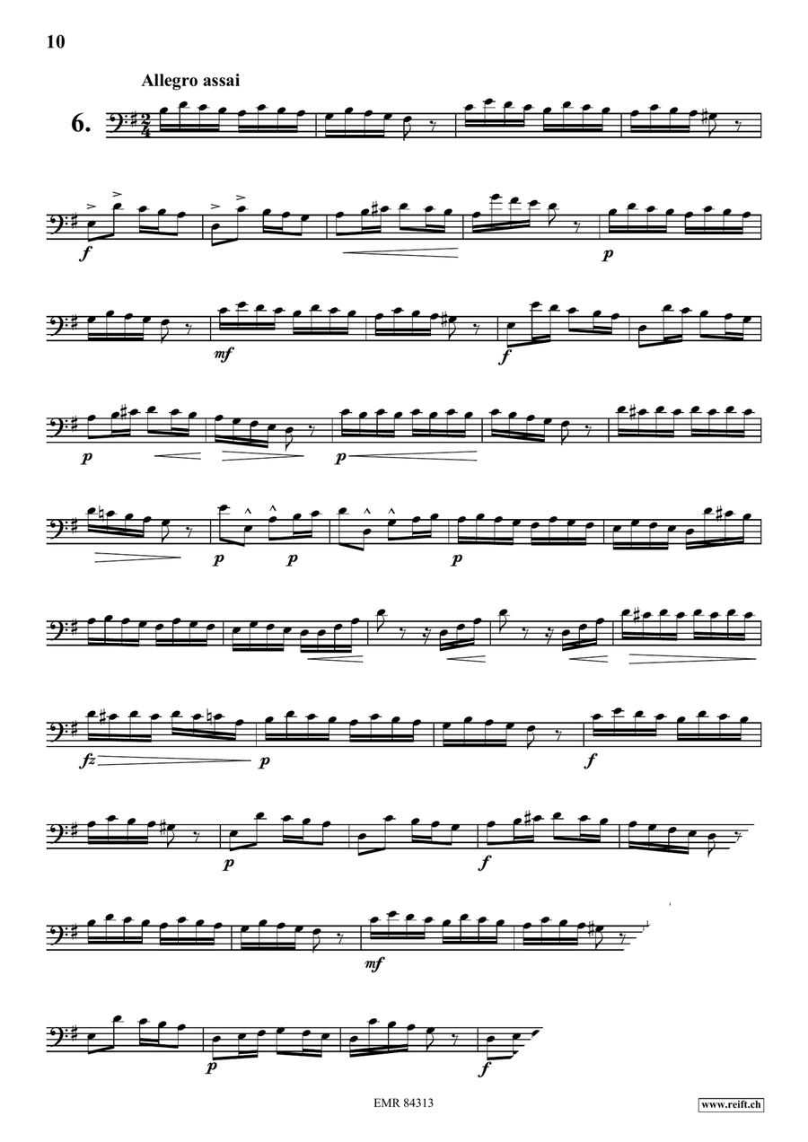36 Studies 36 Studies Bassoon Solo scores gallery preview page 8