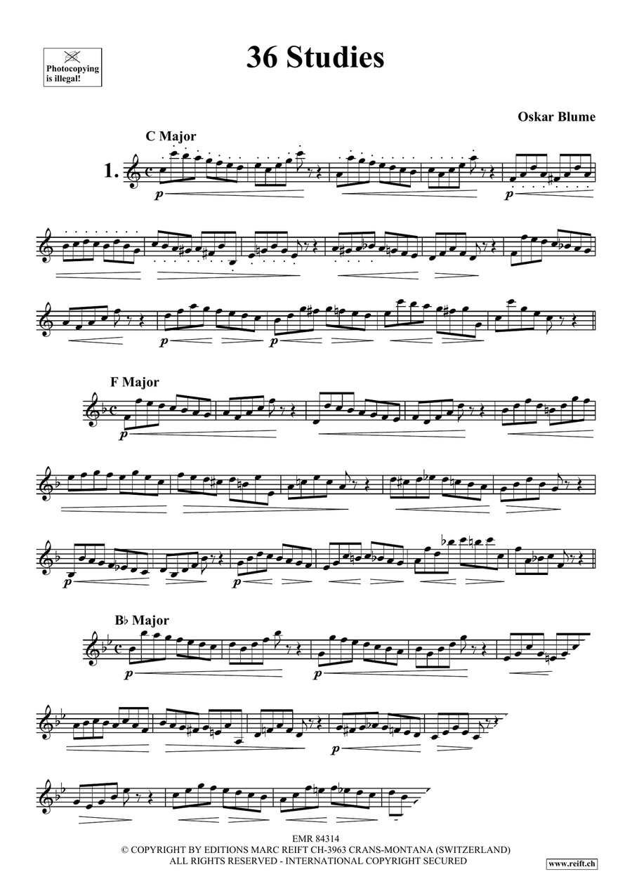 36 Studies 36 Studies Clarinet Solo scores gallery preview page 3