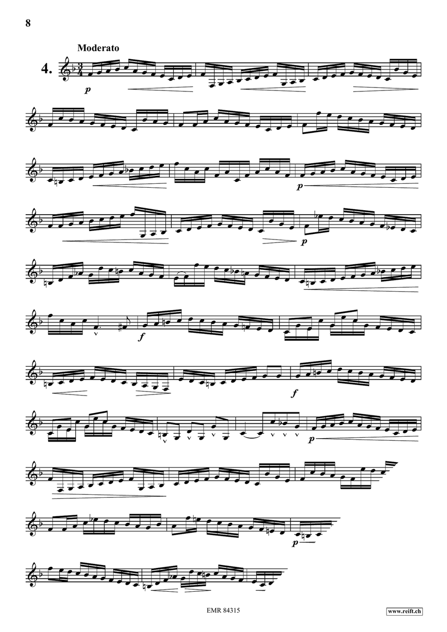 36 Studies Bass Clarinet scores gallery preview page 6