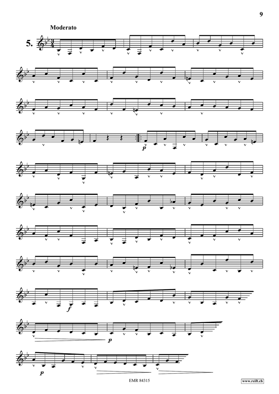 36 Studies Bass Clarinet scores gallery preview page 7