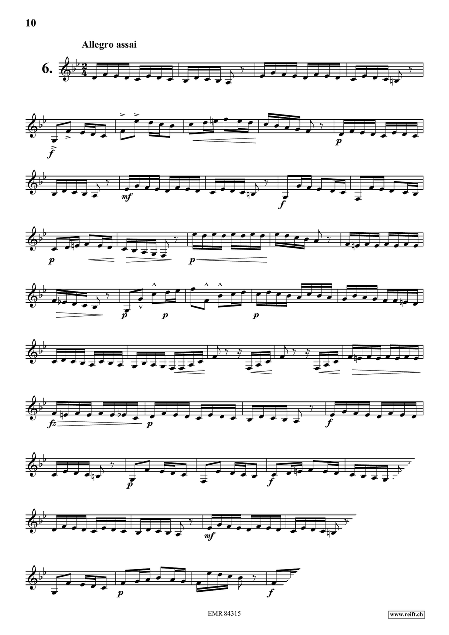 36 Studies Bass Clarinet scores gallery preview page 8