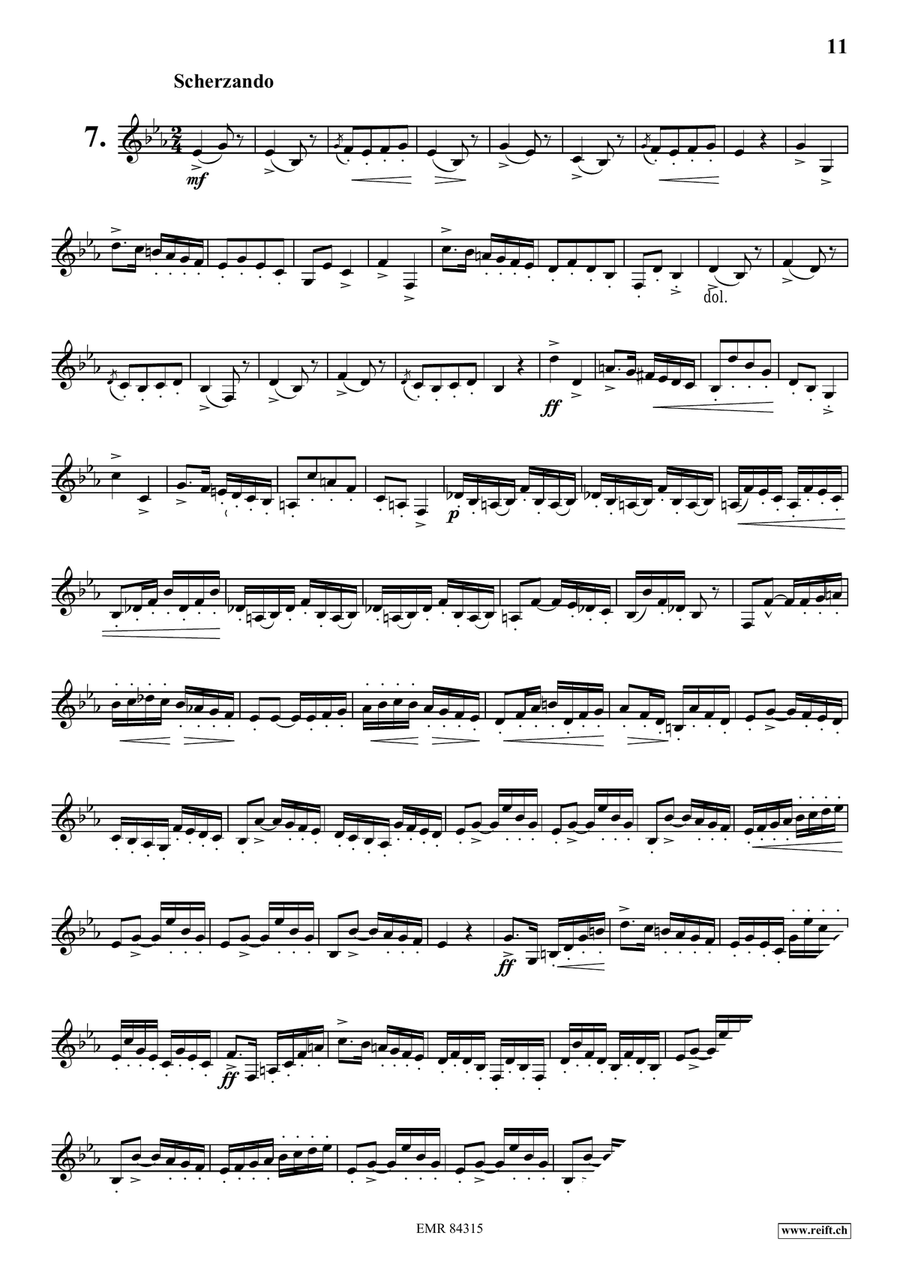 36 Studies Bass Clarinet scores gallery preview page 9