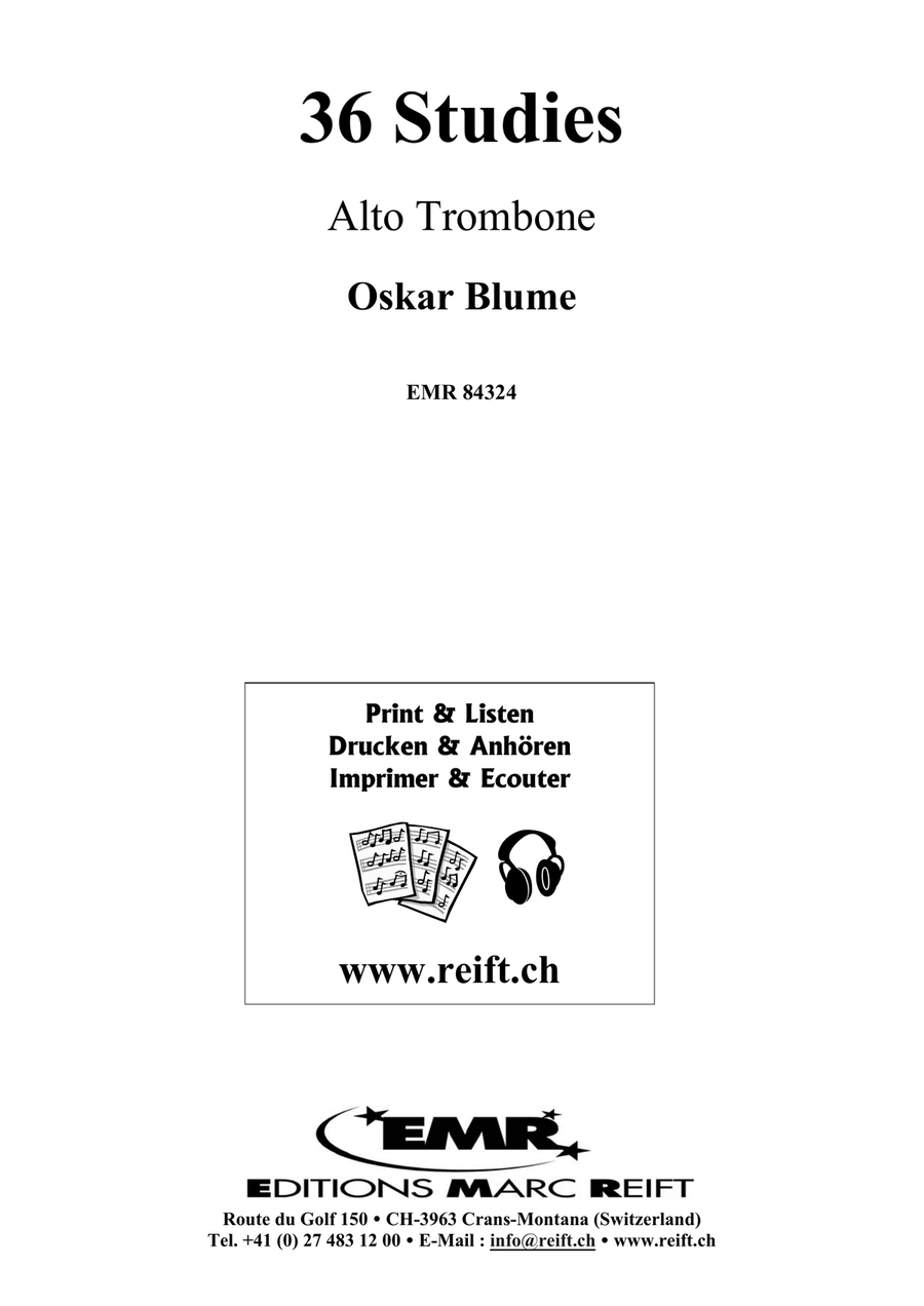 36 Studies 36 Studies Trombone scores gallery preview page 2