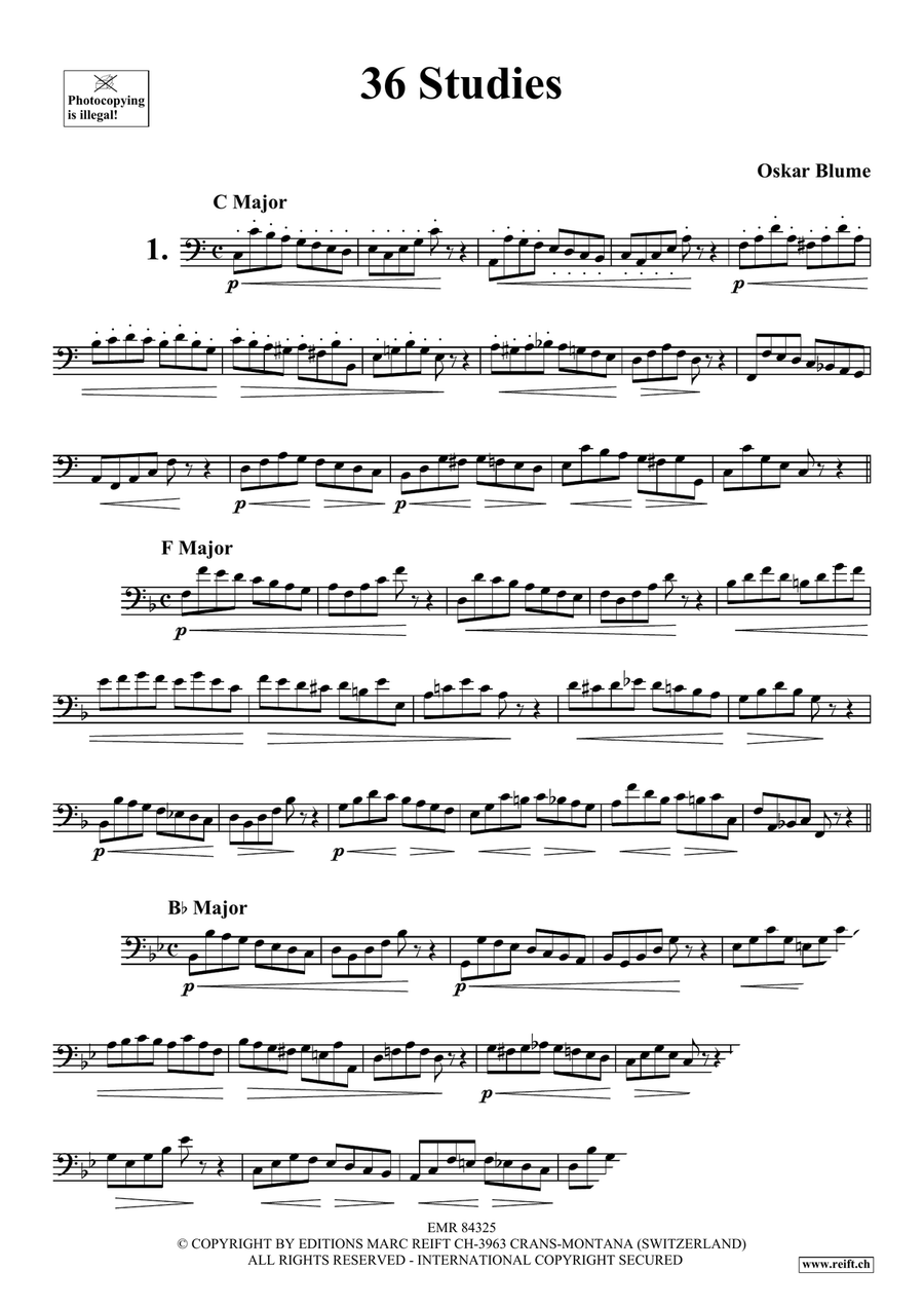 36 Studies 36 Studies Trombone scores gallery preview page 3