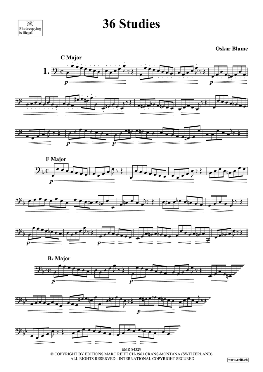 36 Studies 36 Studies Trombone scores gallery preview page 3