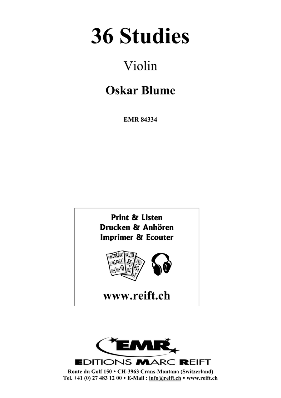 36 Studies 36 Studies Violin Solo scores gallery preview page 2