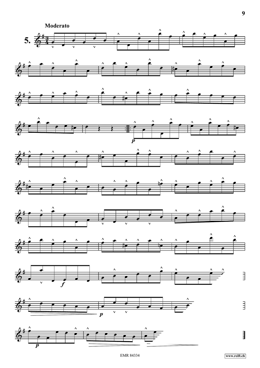 36 Studies 36 Studies Violin Solo scores gallery preview page 7