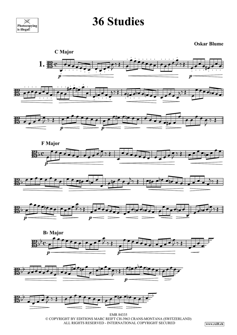 36 Studies 36 Studies Viola Solo scores gallery preview page 3