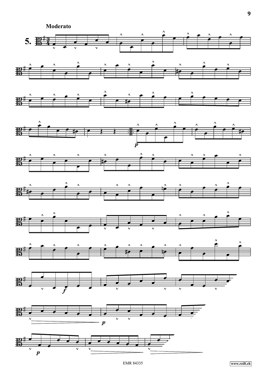 36 Studies 36 Studies Viola Solo scores gallery preview page 7