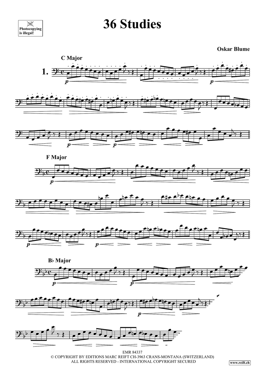 36 Studies 36 Studies Double Bass scores gallery preview page 3