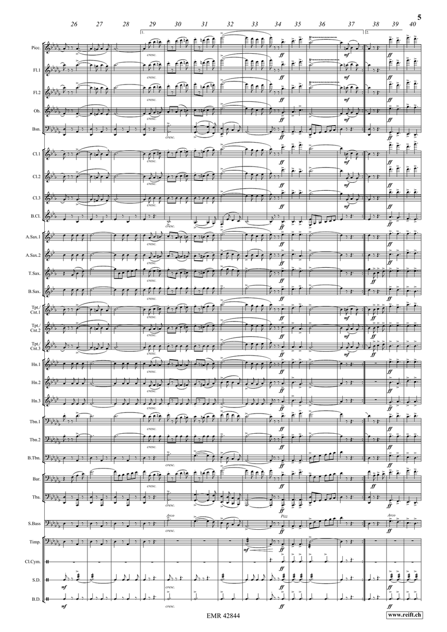 Emblem Of The Army Emblem Of The Army Concert Band scores gallery preview page 6