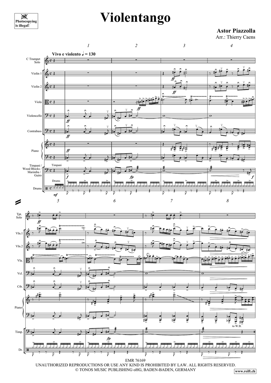 Violentango Violentango String Orchestra scores gallery preview page 3