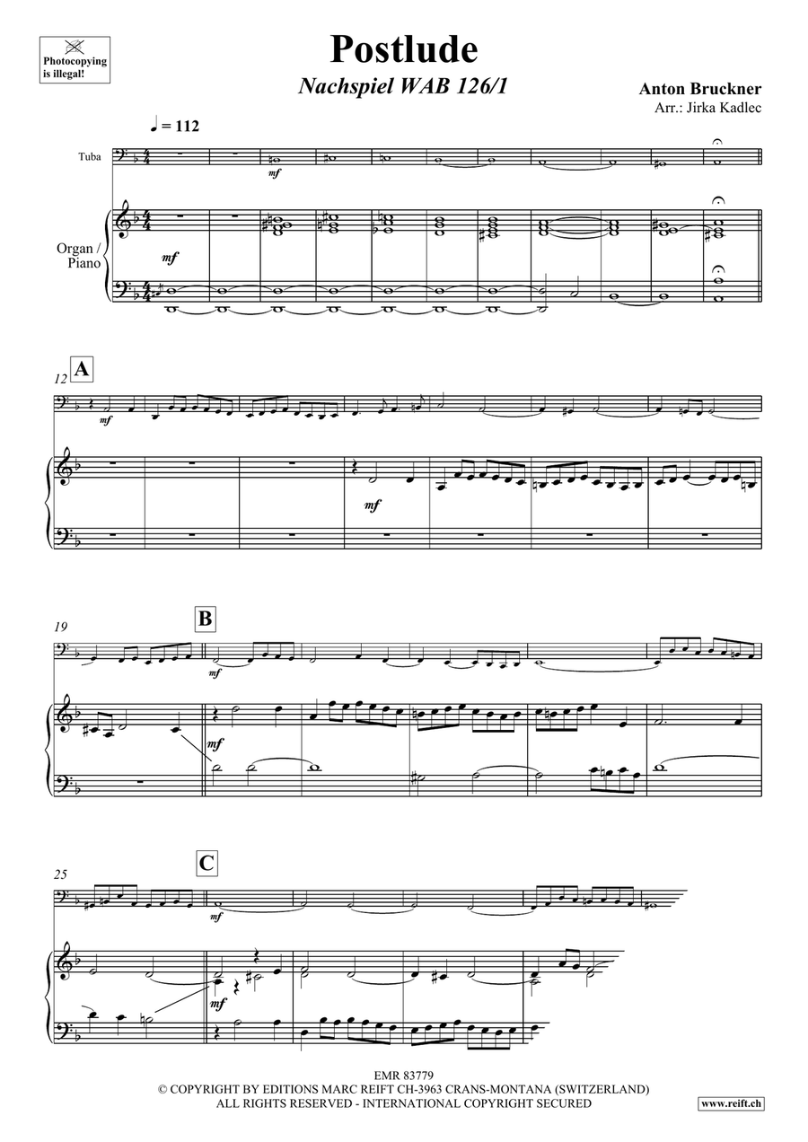 Postlude Postlude Tuba scores gallery preview page 3