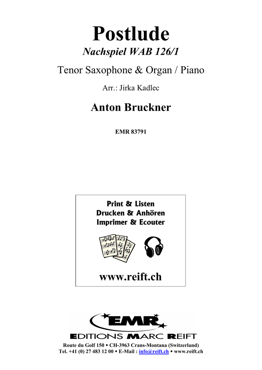 Postlude Postlude Tenor Saxophone scores gallery preview page 2