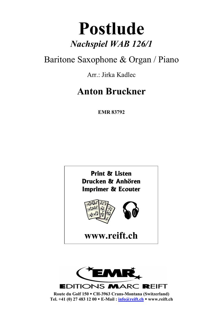 Postlude Postlude Baritone Saxophone scores gallery preview page 2