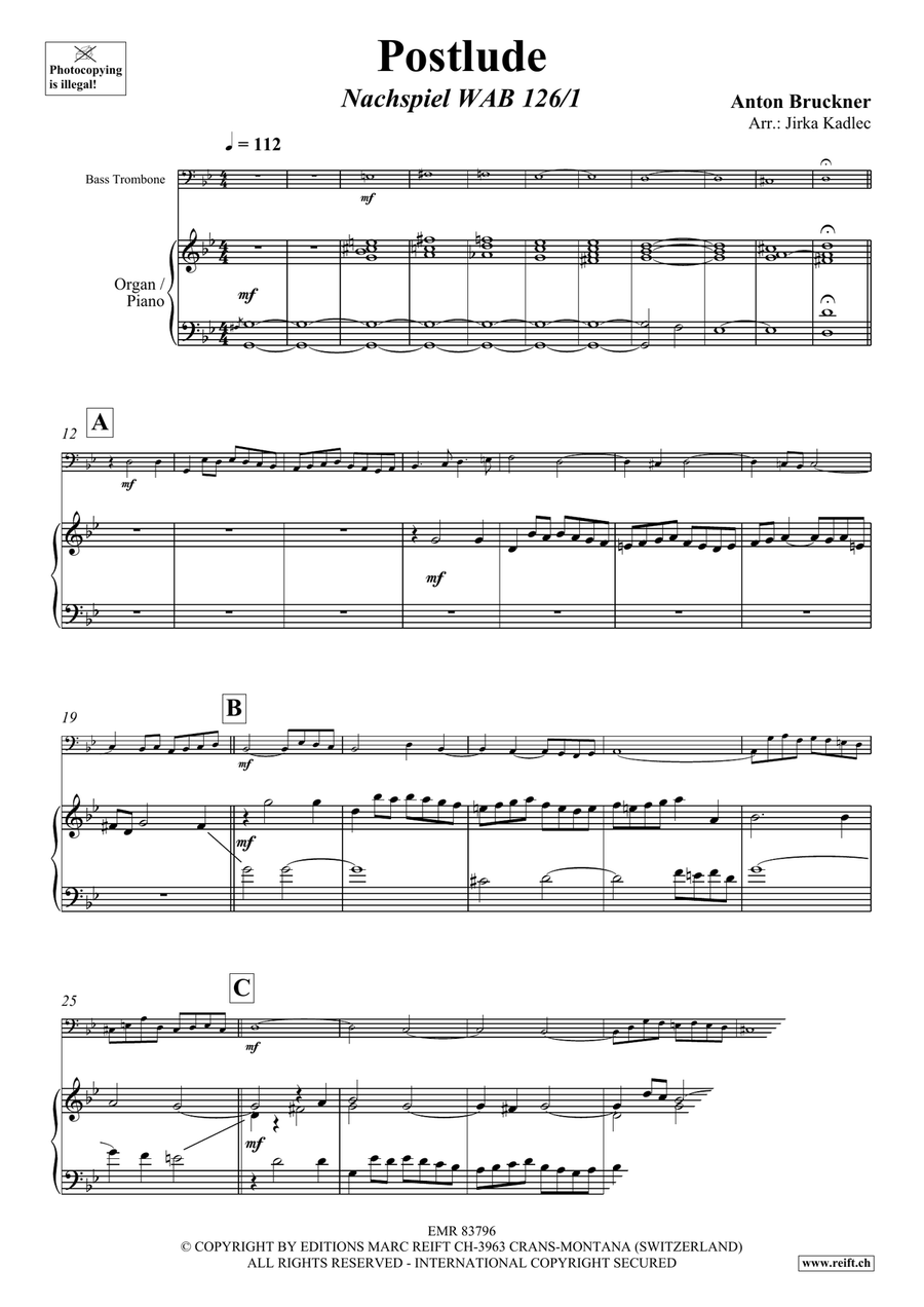 Postlude Postlude Trombone scores gallery preview page 3