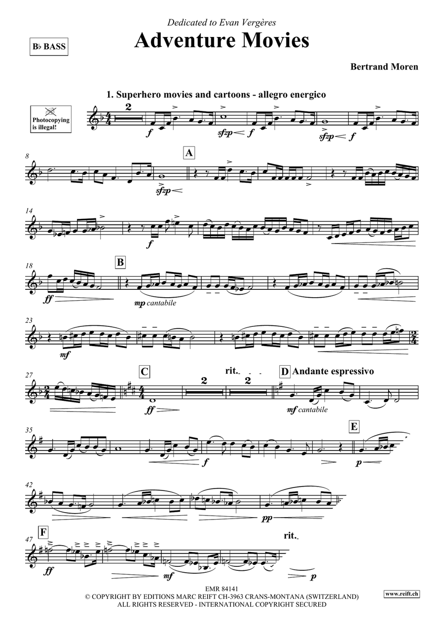 Adventure Movies Adventure Movies Voice Solo scores gallery preview page 4