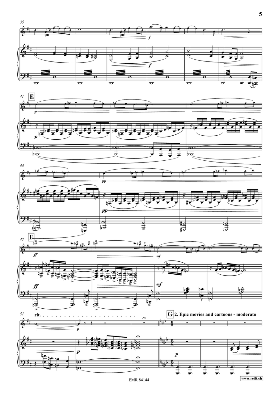 Adventure Movies Adventure Movies Violin Solo scores gallery preview page 7