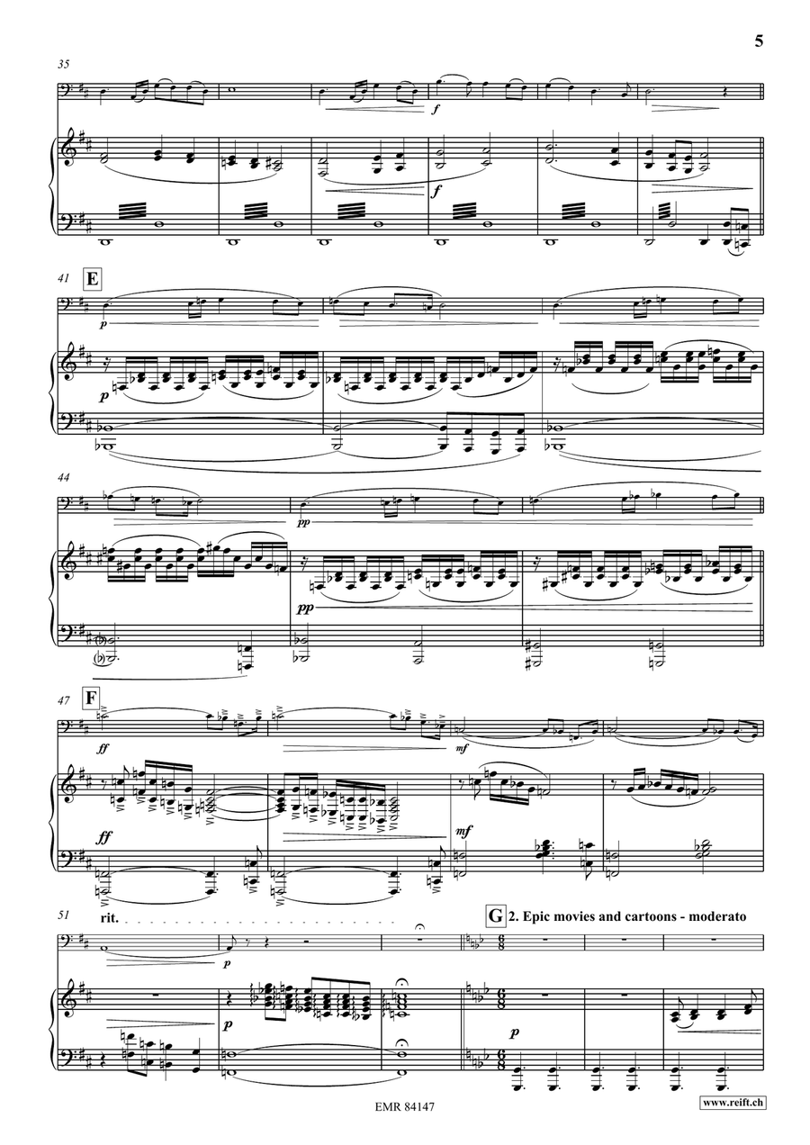 Adventure Movies Adventure Movies Double Bass scores gallery preview page 7