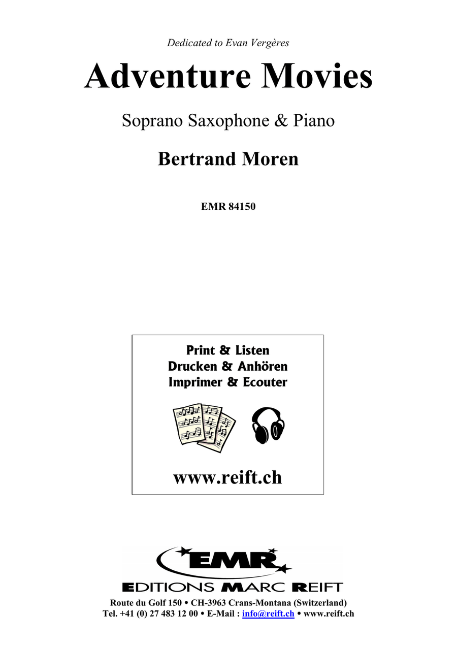 Adventure Movies Adventure Movies Soprano Saxophone scores gallery preview page 2